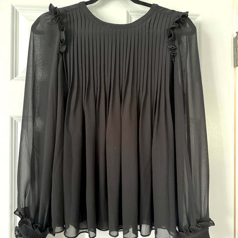 Sezane Silk Top